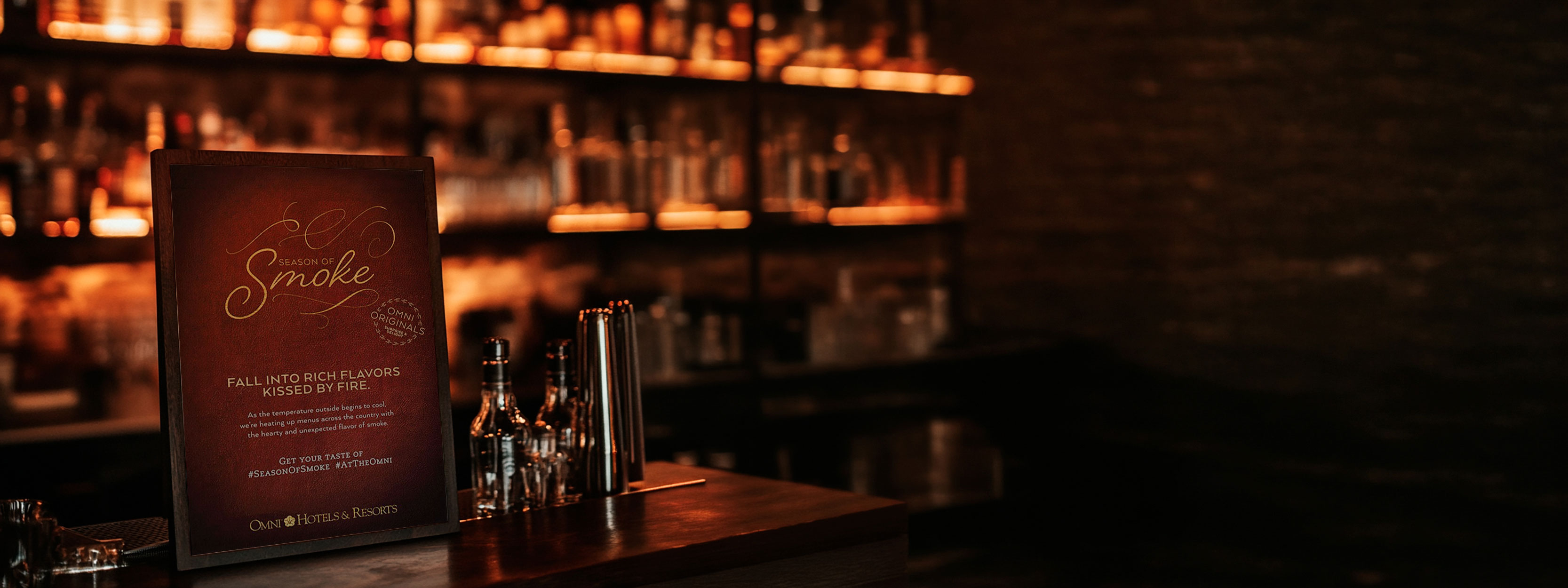 Where There's Smoke — Omni Season of Smoke culinary campaign
