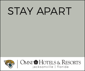 Animated digital display creative — 'Stay A Part Of The Game,' Omni Hotels & Resorts with the Jacksonville Jaguars