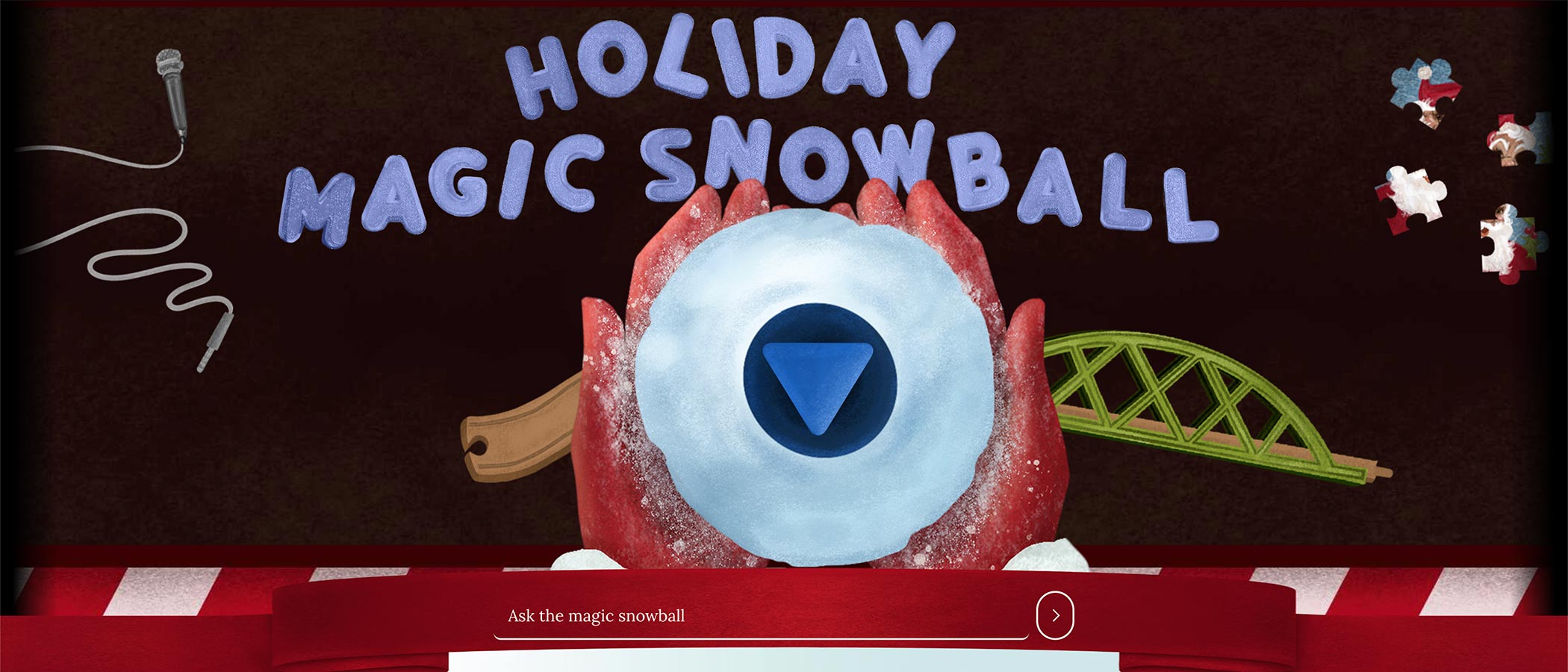Shaking Things Up Online — Reputation Ink Holiday Magic Snowball campaign hero